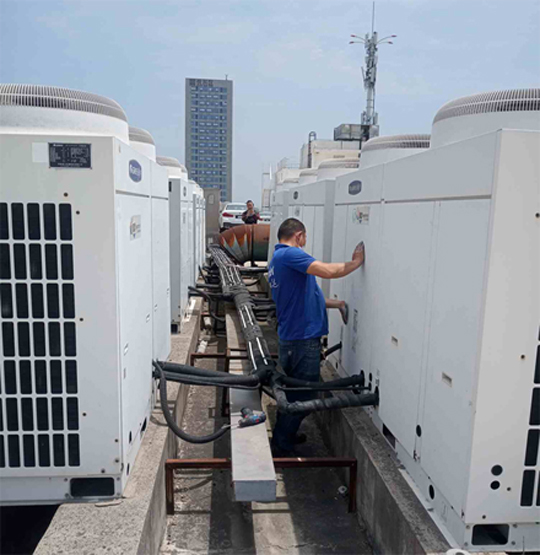 商都中央空调制热和不制冷系统维修方法